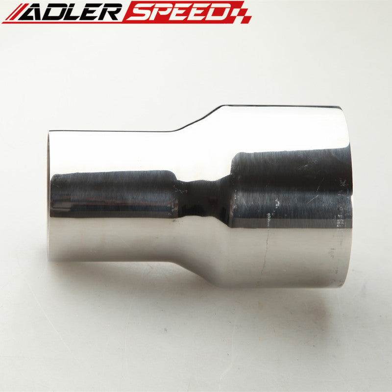 US SHIP 2.25" OD To 3" OD Stainless Steel Exhaust Intercooler Reducer Connector
