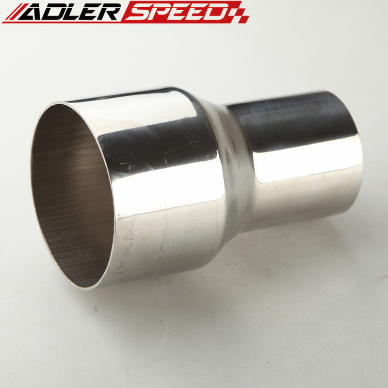 US SHIP 2.25" OD To 3" OD Stainless Steel Exhaust Intercooler Reducer Connector