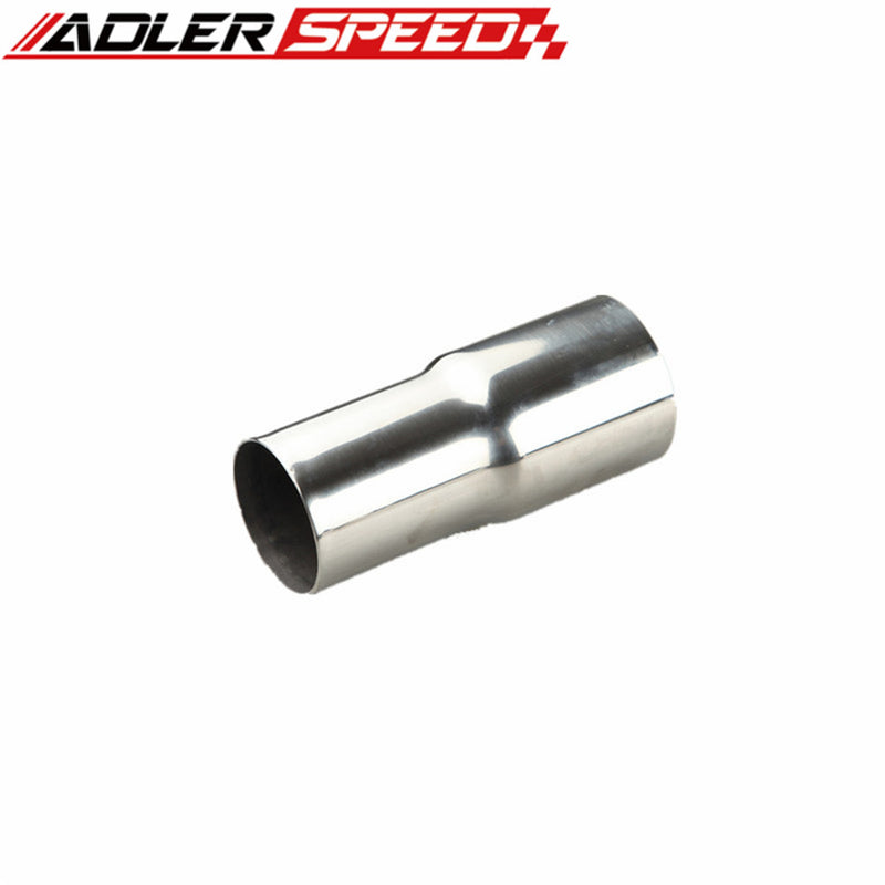 US SHIP 51mm (2") To 63mm (2.5") Stainless Steel Exhaust Reducer Connector Pipe
