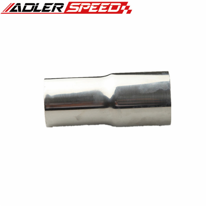 US SHIP 2.5" 2 1/2" To 2.25" 2 1/4" OD Stainless Steel Exhaust Reducer Connector Pipe