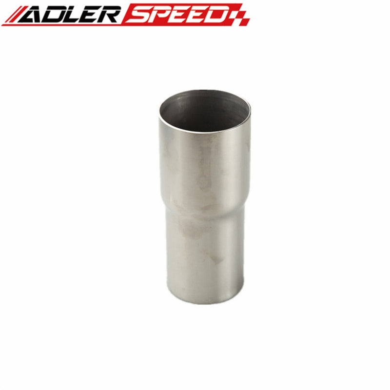 US SHIP 51mm (2") To 57mm (2.25") Stainless Steel Exhaust Reducer Connector Pipe