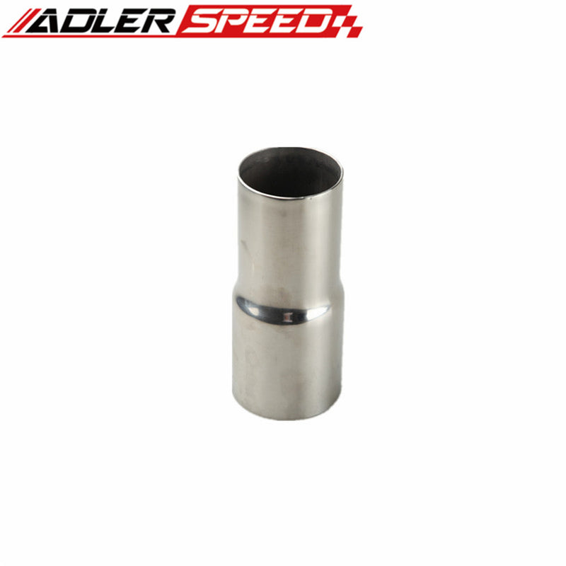 US SHIP 51mm (2") To 57mm (2.25") Stainless Steel Exhaust Reducer Connector Pipe
