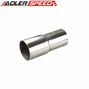 US SHIP 51mm (2") To 63mm (2.5") Stainless Steel Exhaust Reducer Connector Pipe