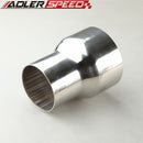 US SHIP 3.5" To 4" INCH WELDABLE TURBO/EXHAUST STAINLESS STEEL REDUCER ADAPTER PIPE