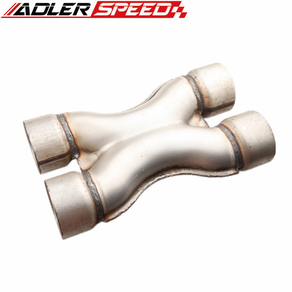 Universal Crossover X-Pipe Dual 2.5"/3" In/Out Stainless - Foto 12