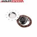 Aluminum Billet Fuel Cell Cap Flush Mount 12 Bolt Black /Silver /Polished Anodized