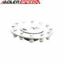 Aluminum Billet Fuel Cell Cap Flush Mount 12 Bolt Black /Silver /Polished Anodized