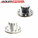 US SHIP Billet Fuel Cell Fast Fill Filler Neck 12 Bolt Flange Aluminum Silver /Black