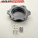 US SHIP 4" OD 7613A Billet Aluminum Fuel Cell Cap Assembly For JAZ Fuel Cells Black /Silver Anodized