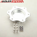 US SHIP 4" OD 7613A Billet Aluminum Fuel Cell Cap Assembly For JAZ Fuel Cells Black /Silver Anodized