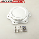 4" OD 7613A Billet Aluminum Fuel Cell Cap Assembly For JAZ Fuel Cells Black /Silver