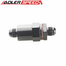 Billet Fuel Filter AN-8 AN8 8AN 30 Micron Filter Aluminum Anodized Black /Blue/Red/Silver