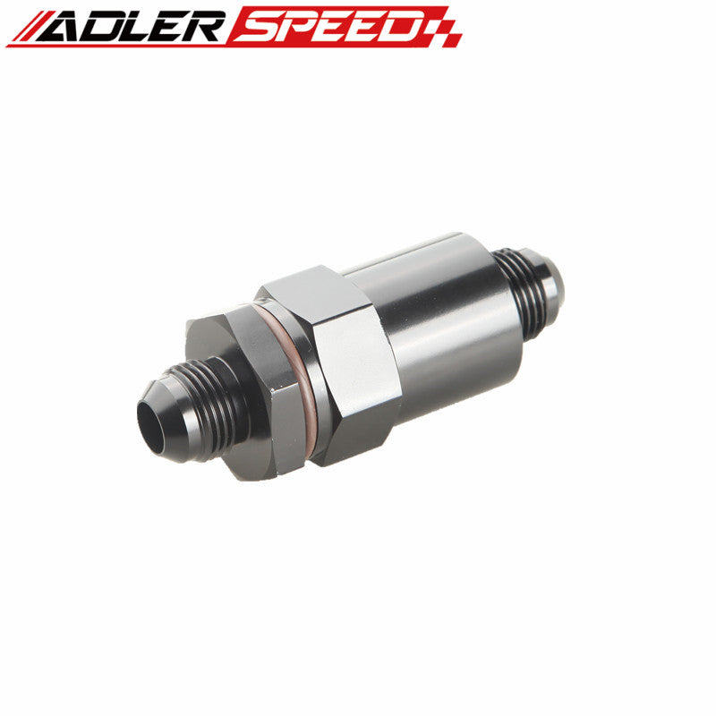 Filter 80an Billet Fuel Filter AN-8 AN8 8AN 30 Micron Filter Aluminum Anodized Bla