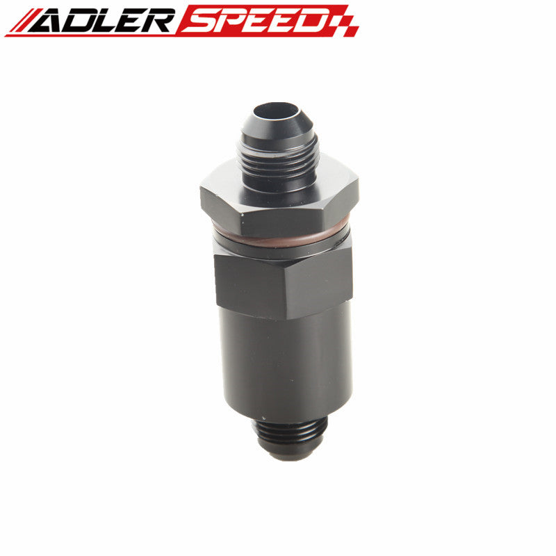 Billet Fuel Filter AN-8 AN8 8AN 30 Micron Filter Aluminum Anodized Black /Blue/Red/Silver