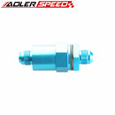 Billet Fuel Filter AN-8 AN8 8AN 30 Micron Filter Aluminum Anodized Black /Blue/Red/Silver