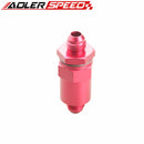 Billet Fuel Filter AN-8 AN8 8AN 30 Micron Filter Aluminum Anodized Black /Blue/Red/Silver