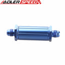 AN-6 AN6 6AN Billet Magnetic Fuel Filter 150 Micron Blue /Red /Black/Silver Anodized