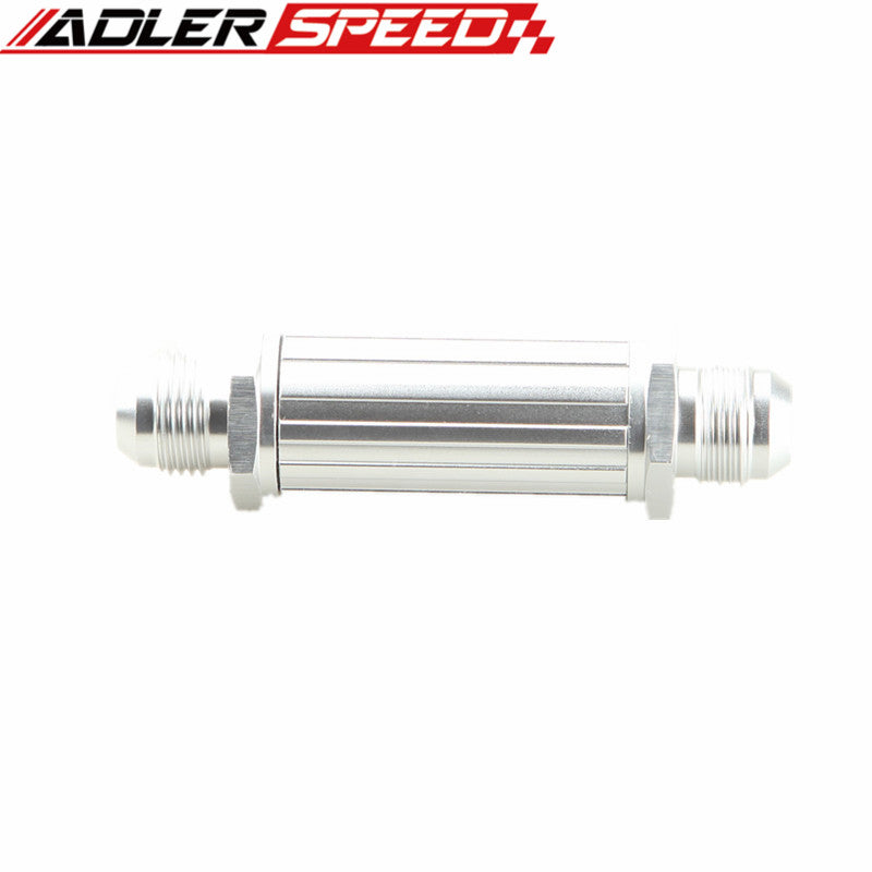 AN-10 AN10 10AN Anodized Billet Magnetic Fuel Filter 30 Micron Red /Black/Blue/Silver