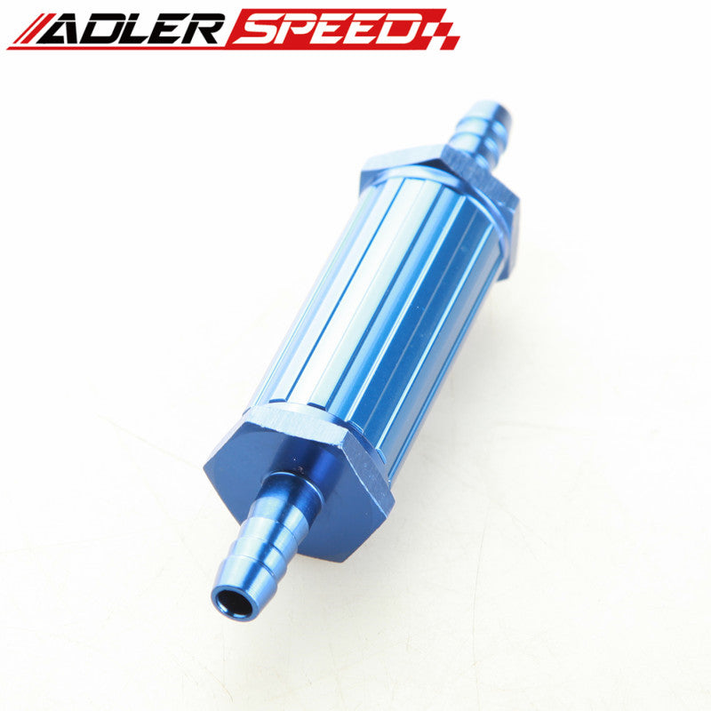 9mm Billet Magnetic Fuel Filter 30 Micron Red/Black/Silver/Blue Anodized