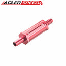 12mm Billet Magnetic Fuel Filter 30 Micron Red /Blue/Silver Anodized