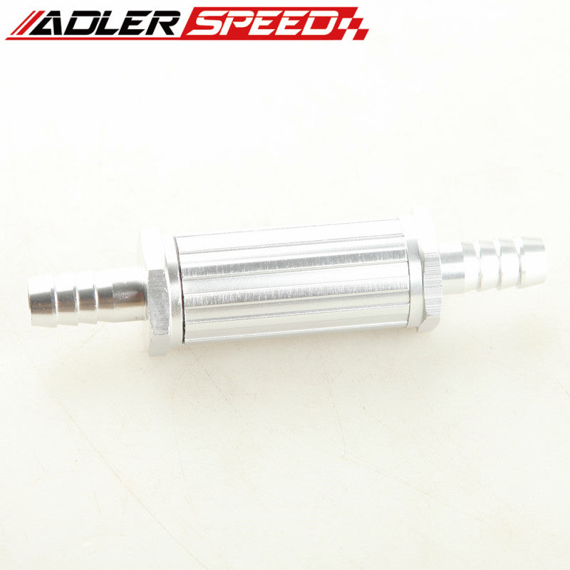 12mm Billet Magnetic Fuel Filter 30 Micron Red /Blue/Silver Anodized