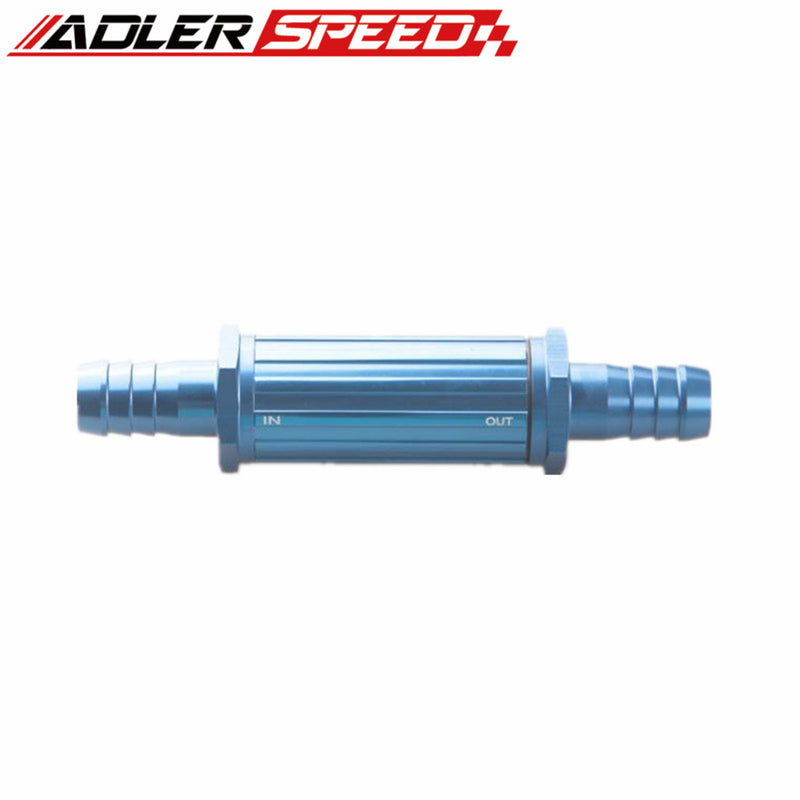 15mm Billet Magnetic Fuel Filter 30 Micron Red /Black/ Blue Anodized