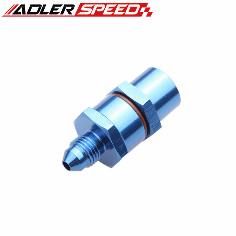 4AN Male To 4AN Female High Flow Billet Turbo Oil Feed Line Filter 150Micron Red/Blue/Black/Silver