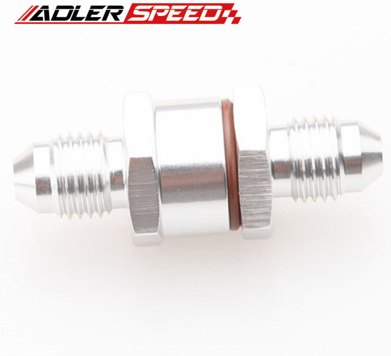 3AN Male To 3AN Male High Flow Billet Turbo Oil Feed Line Filter 80 Micron Blue/Black/Red/Silver