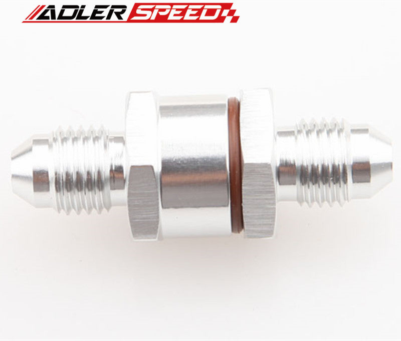 6AN Male To 6AN Male High Flow Billet Turbo Oil Feed Line Filter 150Micron Black/Blue/Red/Silver