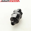AN6 -6AN Aluminium Non Return One Way Check Valve Fuel EFI Fitting Adapter Black