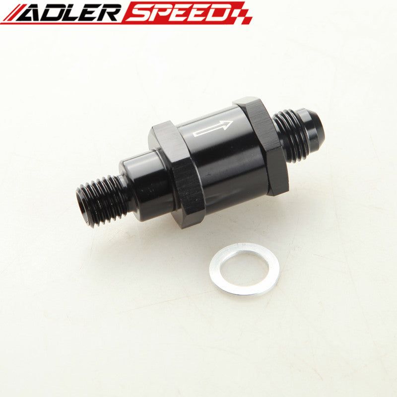 6AN One Way Check Valve For Bosch Style Fuel Pump M12x1.5MM To AN6 AN-6