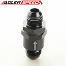 AN8 -8AN Aluminium Non Return One Way Check Valve Fuel EFI Fitting Adapter Black