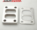 ADLER SPEED T3 T3/T4 T04E Divide SS304 Turbo Manifold Charger Flange + SS Gasket