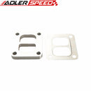 T4 Divided SS304 Turbo Inlet Weld Flange 1/2" Thick + SS304 Gasket
