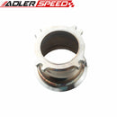 T3 GT35 4 Bolt 2.5'' ID to 3'' V Band Exhaust Turbo Downpipe Adapter Clamp Kit