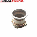 T3 GT35 4 Bolt 2.5'' ID to 3'' V Band Exhaust Turbo Downpipe Adapter Clamp Kit