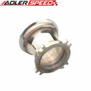 T3 GT35 4 Bolt 2.5'' ID to 3'' V Band Exhaust Turbo Downpipe Adapter Clamp Kit