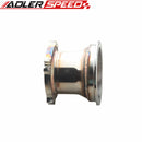 T3 GT35 4 Bolt 2.5'' ID to 3'' V Band Exhaust Turbo Downpipe Adapter Clamp Kit