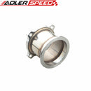 Universal Stainless Steel 3" 4 Bolt To 3.0'' V-Band Turbo Downpipe Adapter Kit