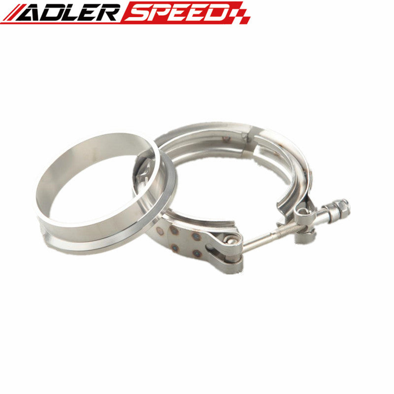 Universal Stainless Steel 3" 4 Bolt To 3.0'' V-Band Turbo Downpipe Adapter Kit