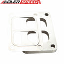 US SHIP For T6 Divided SS304 Turbo Inlet Weld Flange 1/2" Thick+T304 SS Gasket