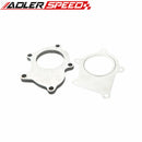US SHIP T3 T3/T4 5 Bolt Turbo Outlet Exhaust Downpipe Flange + SS Gasket