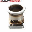 Mild Steel Adaptor For T3 4Bolt To 2.5" V Band Flange Fit For Toyota Acura Honda