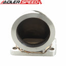 Stainless Steel 3.0" V-Band T3 Turbo Exhaust 90 Degree Elbow Adapter Flange