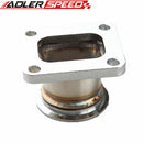 Mild Steel Adaptor For T4 4Bolt To 2.5" V Band Flange Fit For Toyota Acura Honda