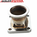 Mild Steel Adaptor For T4 4Bolt To 2.5" V Band Flange Fit For Toyota Acura Honda
