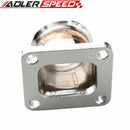 Mild Steel Adaptor For T4 4Bolt To 2.5" V Band Flange Fit For Toyota Acura Honda