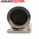 Stainless Steel 3.0" V-Band T4 Turbo Exhaust 90 Degree Elbow Adapter Flange
