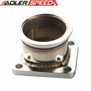 Mild Steel Adaptor For T4 4Bolt To 3" V Band Flange Fit For Toyota Acura Honda