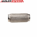 1.75"/ 2"/2.25"/ 2.5"/3"/ 3.5“/4“ ID Exhaust Flex Pipe 4"/6"/8"/10" Length Stainless Steel Coupling Interlock